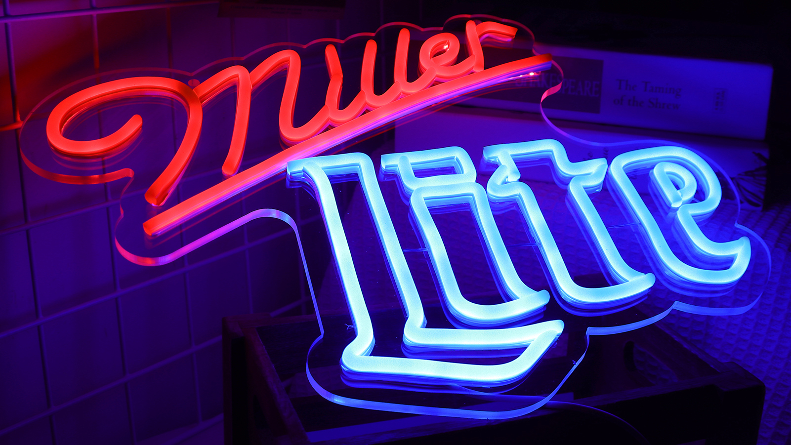 miller beer カウンター ライト　電飾 miller beer カウンター ライト 電飾